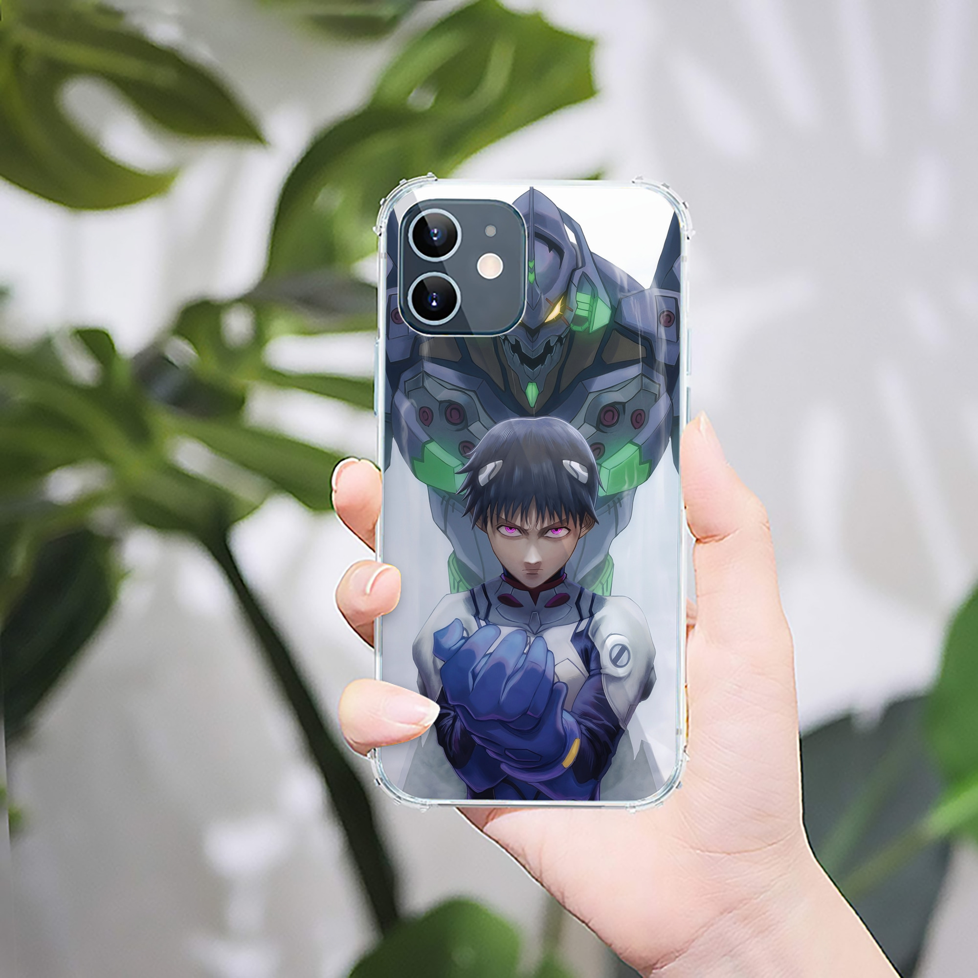 （画像用） EVA 新世紀エヴァンゲリオン 【iPhone 12シリーズ対応】透明スマホケース（クリアソフトケース）